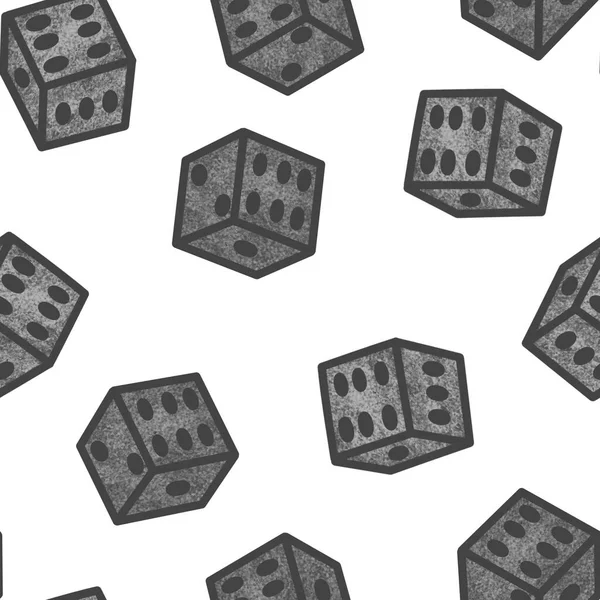 Cartoon Geometric Seamless Game Dice Pattern Kids Clothes Accessories Notebooks — Φωτογραφία Αρχείου