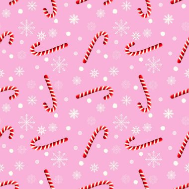 Winter festive seamless Christmas mint candy pattern for kids clothes print and accessories and notebooks and wrapping paper and new year gift box. High quality illustration