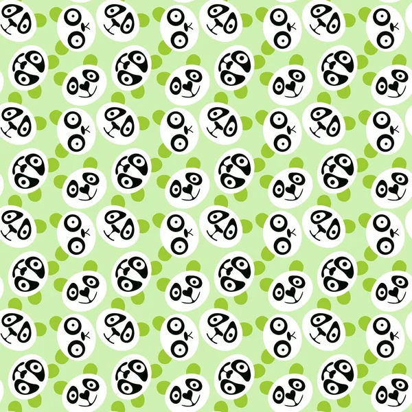 Animals cartoon seamless panda pattern for kids clothes print and wrapping paper and accessories and notebooks and fabrics. High quality illustration