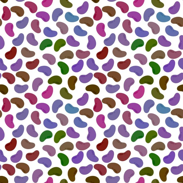 Summer Cartoon Seamless Color Beans Pattern Notebooks Wrapping Paper Kitchen — Φωτογραφία Αρχείου