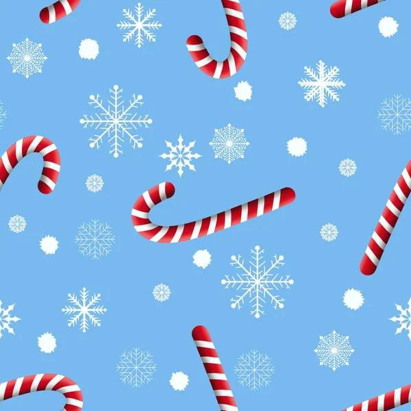 Winter Festive Seamless Christmas Mint Candy Pattern Kids Clothes Print — Stock fotografie