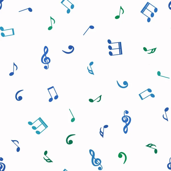 Abstract Sign Symbols Seamless Music Notes Pattern Wrapping Paper Kids — Stockfoto