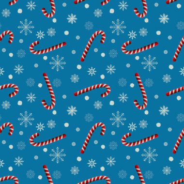 Winter festive seamless Christmas mint candy pattern for kids clothes print and accessories and notebooks and wrapping paper and new year gift box. High quality illustration
