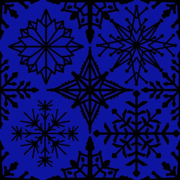 Kumaşlar, ambalaj kağıtları, kıyafet baskıları, çocuklar, Noel hediyeleri ve yeni yıl aksesuarları için kusursuz kar taneleri ve çizgili desenler. Yüksek kaliteli illüstrasyon