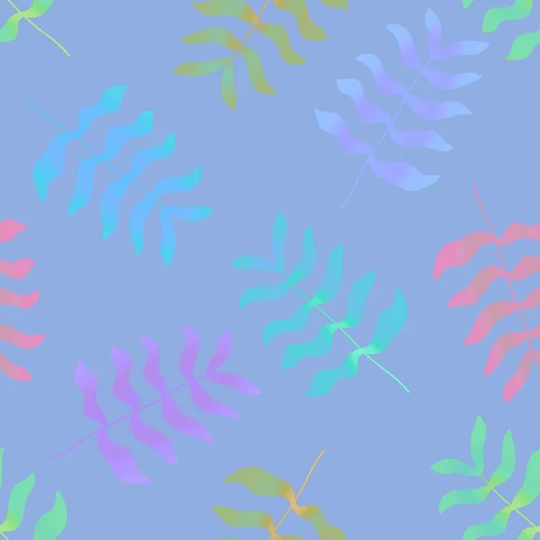 Summer floral seamless palms leaves pattern for clothes print and kids accessories and wrapping paper and school notebooks and fabrics and linens. High quality illustration