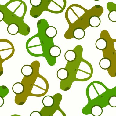 Cartoon kids seamless cars toys pattern for child clothes print and wrapping paper and fabrics and accessories and notebooks. High quality illustration