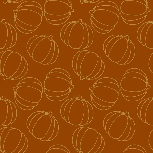 Autumn cartoon line art seamless pumpkins pattern for clothes print and wrapping paper and notebooks and kids accessories and fabrics. High quality illustration