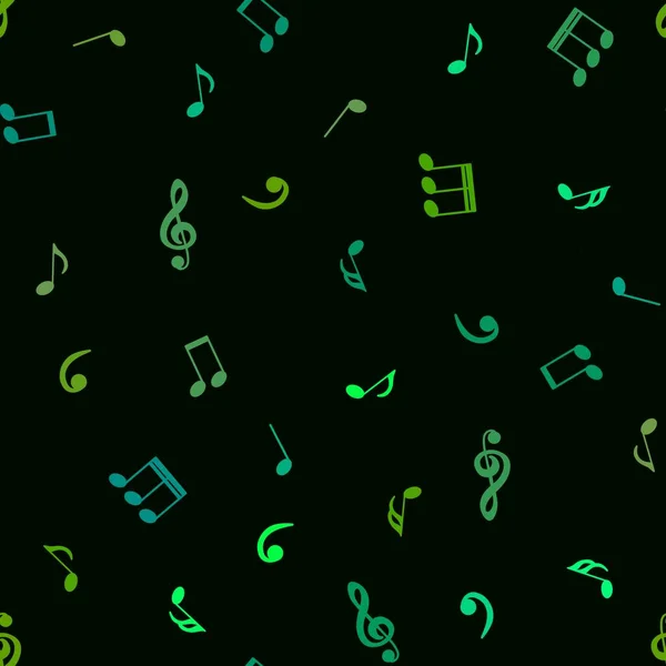 Абстрактні Символи Знаків Безшовні Музичні Ноти Візерунок Обгортання Паперу Дитячих — стокове фото