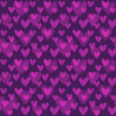 Watercolor valentines seamless hearts pattern for fabrics and textiles and packaging and wrapping paper and clothes print and kids accessories and notebooks. High quality illustration