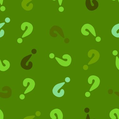 Back to school seamless question marks pattern for kids clothes print and accessories and notebooks and wrapping paper and fabrics. High quality illustration