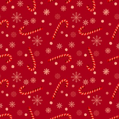 Winter festive seamless Christmas mint candy pattern for kids clothes print and accessories and notebooks and wrapping paper and new year gift box. High quality illustration