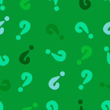 Back to school seamless question marks pattern for kids clothes print and accessories and notebooks and wrapping paper and fabrics. High quality illustration