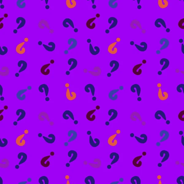 Back to school seamless question marks pattern for kids clothes print and accessories and notebooks and wrapping paper and fabrics. High quality illustration