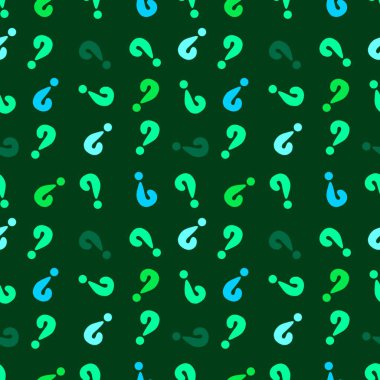 Back to school seamless question marks pattern for kids clothes print and accessories and notebooks and wrapping paper and fabrics. High quality illustration
