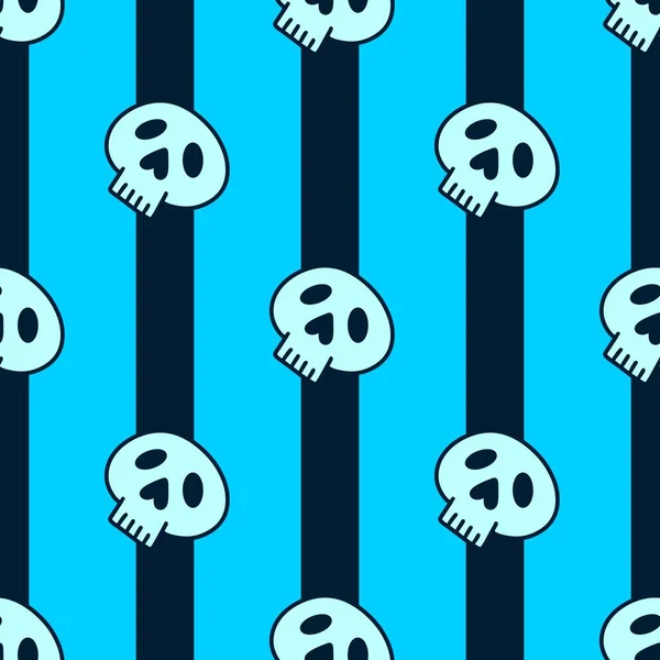 Cartoon Halloween Seamless Stripes Sculls Pattern Wrapping Paper Kids Accessories — ストック写真
