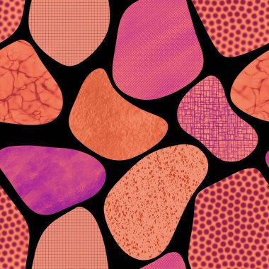 Sea stone seamless abstract polka dots pattern for fabrics and clothes print and kids accessories and wrapping paper and linens. High quality illustration