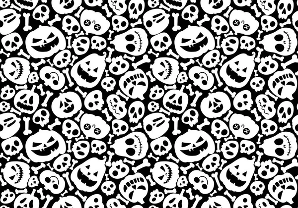 Halloween Seamless Pumpkins Witch Hat Ghost Pattern Fabrics Wrapping Paper — Fotografia de Stock