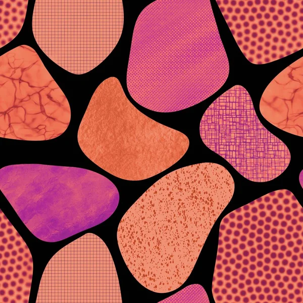 Sea stone seamless abstract polka dots pattern for fabrics and clothes print and kids accessories and wrapping paper and linens. High quality illustration