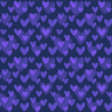 Watercolor valentines seamless hearts pattern for fabrics and textiles and packaging and wrapping paper and clothes print and kids accessories and notebooks. High quality illustration