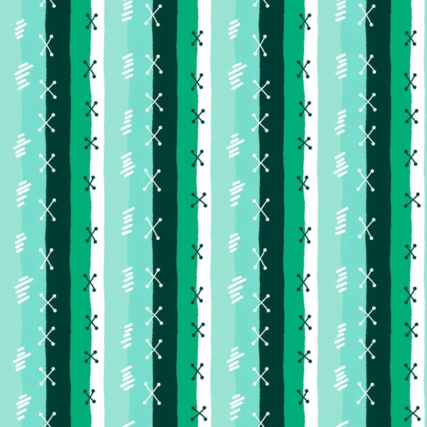 Sewing Patch Stitches Seamless Stripes Pattern Wrapping Paper Clothes Print — Stockfoto