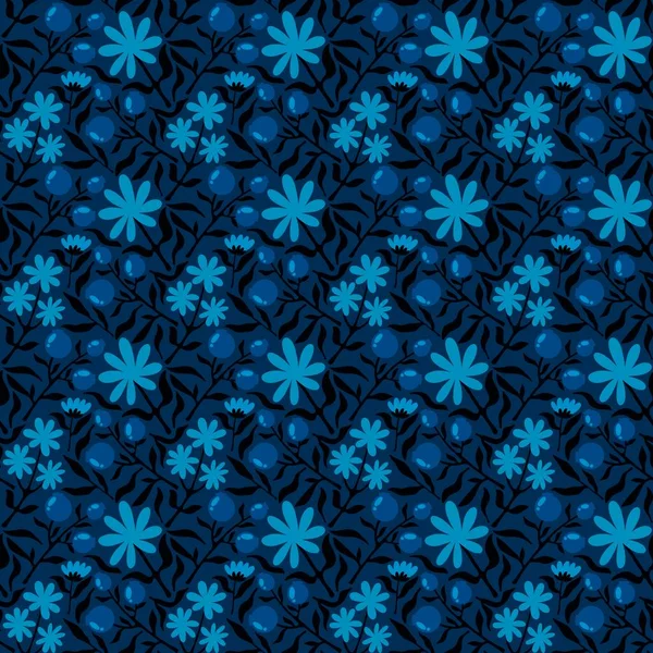 Floral spring summer seamless flower and berries pattern for wrapping paper and accessories and kids clothes print and study notebooks and fabrics and textiles and linens. High quality illustration