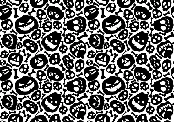 Halloween Seamless Pumpkins Witch Hat Ghost Pattern Fabrics Wrapping Paper — Stock Fotó