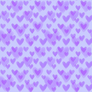 Watercolor valentines seamless hearts pattern for fabrics and textiles and packaging and wrapping paper and clothes print and kids accessories and notebooks. High quality illustration