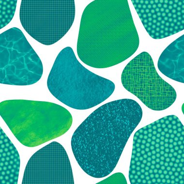 Sea stone seamless abstract polka dots pattern for fabrics and clothes print and kids accessories and wrapping paper and linens. High quality illustration