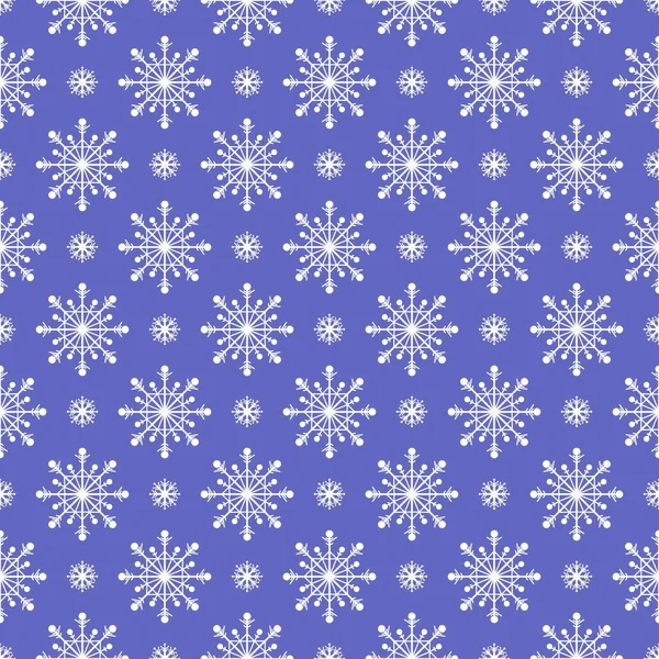 Winter Seamless Snowflakes Stripes Pattern Fabrics Wrapping Paper Clothes Print — Stock Fotó