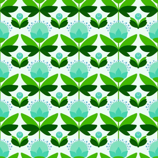 Simple Spring Floral Seamless Flower Pattern Wrapping Paper Clothes Print — 스톡 사진
