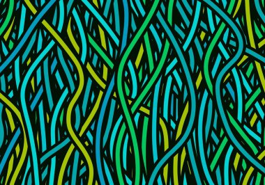 Yazlık giysiler, kumaşlar, aksesuarlar, defterler, çocuklar ve hobiler için soyut dalgalar. Yüksek kaliteli illüstrasyon