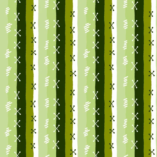 Sewing Patch Stitches Seamless Stripes Pattern Wrapping Paper Clothes Print — Stockfoto