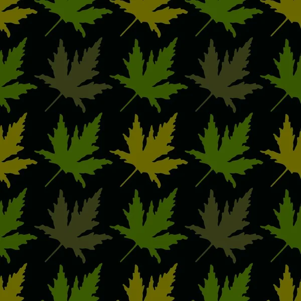 Autumn cartoon doodle seamless maple leaves pattern for wrapping paper and clothes print and kids accessories and notebooks and fabrics and packaging. High quality illustration