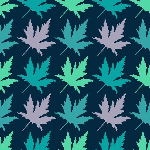 Autumn cartoon doodle seamless maple leaves pattern for wrapping paper and clothes print and kids accessories and notebooks and fabrics and packaging. High quality illustration