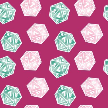 Game dice seamless geometric numbers kids and gamers pattern for clothes print and wrapping paper and accessories and notebooks and fabrics. High quality illustration