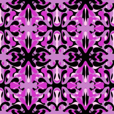 Abstract floral seamless ethnic ornaments pattern for fabrics and wrapping paper and clothes print and kids accessories and study notebooks. High quality illustration