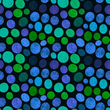 Abstract circle seamless watercolor polka dots pattern for fabrics and wrapping paper and kids clothes print and school accessories and study notebooks and textiles. High quality illustration