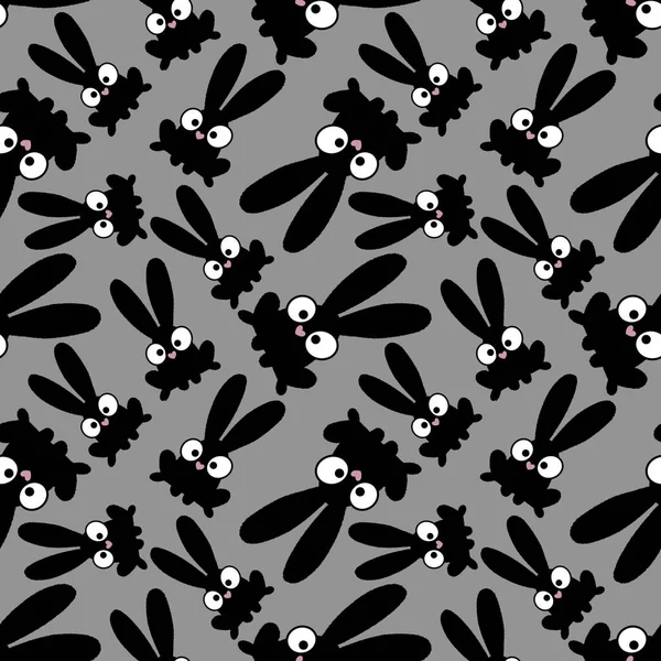 Easter cartoon rabbit seamless pattern for kids accessories and school notebooks and clothes print and fabrics and textiles and packaging and wrapping paper