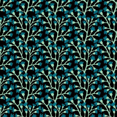 Floral spring summer seamless flower and berries pattern for wrapping paper and accessories and kids clothes print and study notebooks and fabrics and textiles and linens. High quality illustration