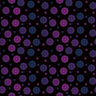 Kumaşlar, ambalaj kağıtları, kıyafet baskıları, çocuklar, Noel hediyeleri ve yeni yıl aksesuarları için kusursuz kar taneleri ve çizgili desenler. Yüksek kaliteli illüstrasyon