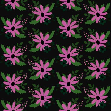 Çiçeksiz çiçek, yapraklar ve polka desenleri kağıdın ve şenlikli aksesuarların ve not defterlerinin, kumaşların, çarşafların ve tekstil ürünlerinin incelenmesi için. Yüksek kaliteli illüstrasyon