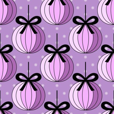 Noel ağacı topları, Noel süsleri, kağıt ve giysi baskıları, çocuk aksesuarları, kumaşlar, defterler ve ambalajlar için kusursuz Noel süslemeleri. Yüksek kaliteli illüstrasyon