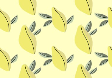 Yaz meyvesiz karikatür polka kağıtları, kıyafet baskıları, kumaşlar, çocuk aksesuarları, çarşafları ve mutfak tekstili için limon desenli. Yüksek kaliteli illüstrasyon