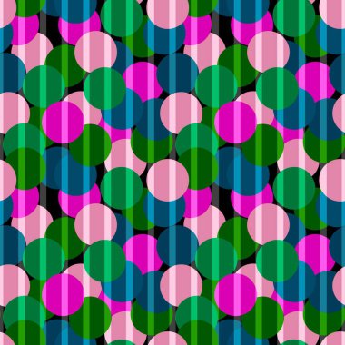 Şenlikli konfetiler kağıt, kıyafet baskısı, çocuk aksesuarları, Noel hediyeleri, kumaşlar ve çarşaflar için kusursuz polka noktaları. Yüksek kaliteli illüstrasyon