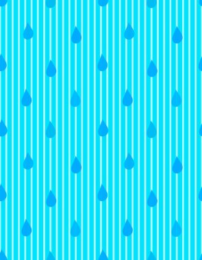 Sonbahar yağmuru kağıt ve giysi baskısı, çocuk aksesuarları ve not defterleri, kumaşlar ve çarşaflar için kusursuz dikey çizgiler bırakır. Yüksek kaliteli illüstrasyon