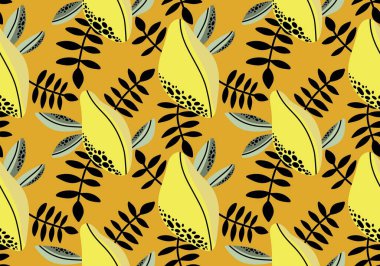 Yaz meyvesiz karikatür polka kağıtları, kıyafet baskıları, kumaşlar, çocuk aksesuarları, çarşafları ve mutfak tekstili için limon desenli. Yüksek kaliteli illüstrasyon