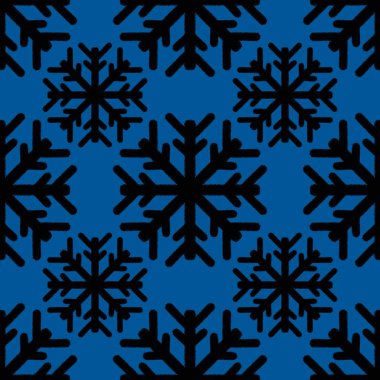 Kış kusursuz Noel kar taneleri kumaşlar, ambalaj kağıtları, kıyafet baskısı, çocuklar, Noel hediyeleri ve yeni yıl aksesuarları için desen. Yüksek kaliteli illüstrasyon