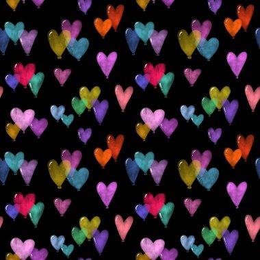 Sevgililer Günü 'nün kalpsiz aşk balonları kağıt ambalajları, çocuk giysileri, kumaşlar, çarşaflar, hediye kutuları ve şenlik aksesuarları. Yüksek kaliteli illüstrasyon