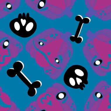 Halloween seamless pumpkins pattern for fabrics and wrapping paper and clothes print and notebooks and accessories and party. High quality illustration