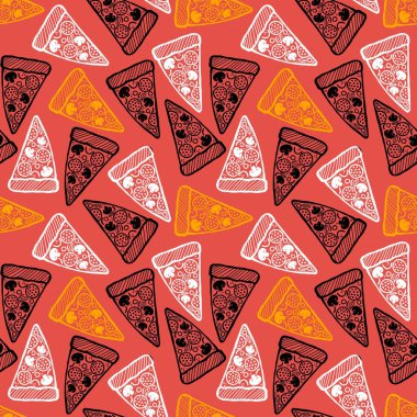 Çizgi filmlerde paketsiz pizza kalıpları, giysi kalıpları kumaşlar, çarşaflar, ambalajlar ve aksesuarlar. Yüksek kaliteli illüstrasyon